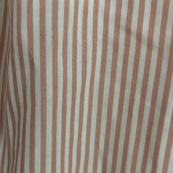 Boutique Pink & White Striped Button-Front Tiered Dress - Picture 4 of 5